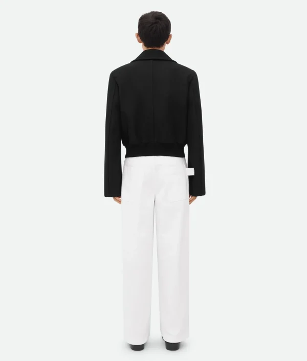 Bottega Veneta Felted Wool Short Blouson> Jackets