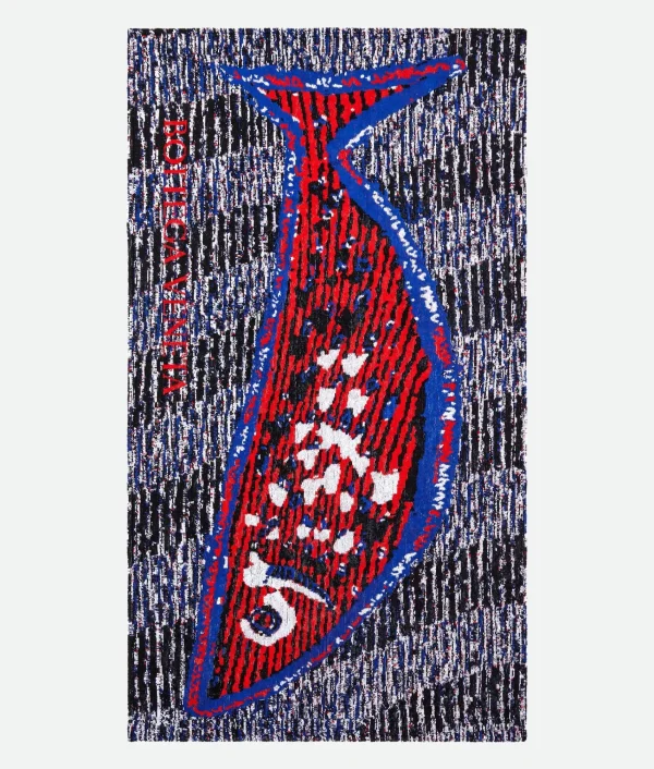 Bottega Veneta Fish Jacquard Beach Towel>Women Bathrobes And Towels | Bathrobes And Towels
