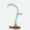 Bottega Veneta Fish Wood Charm>Women Key Rings
