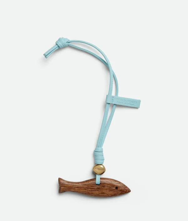 Bottega Veneta Fish Wood Charm>Women Key Rings