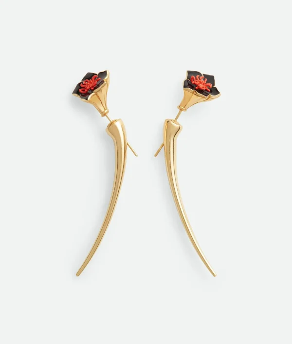 Bottega Veneta Flower Earrings>Women Earrings