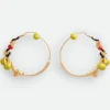 Bottega Veneta Flower Hoop Earrings>Women Earrings