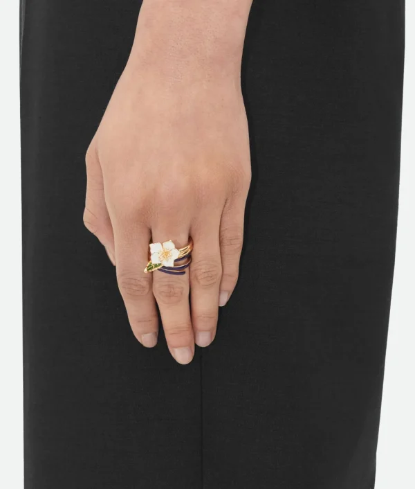 Bottega Veneta Flower Ring>Women Rings