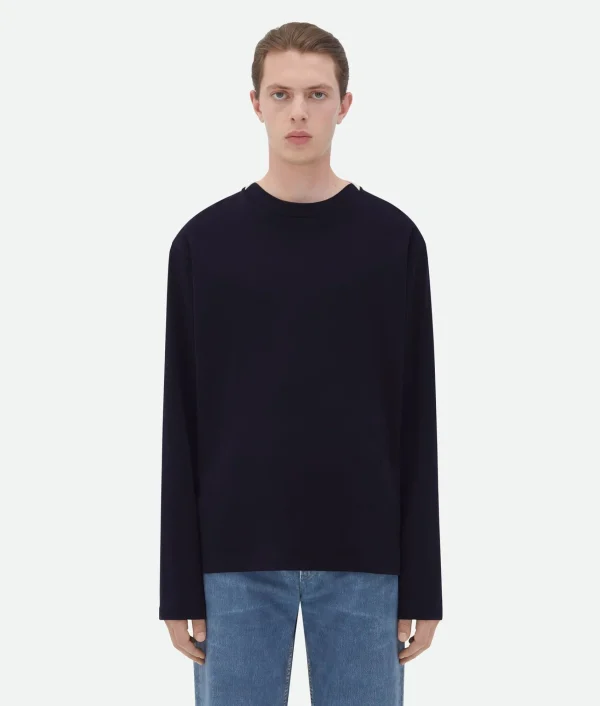 Bottega Veneta Fluid Jersey T-Shirt> T-Shirts