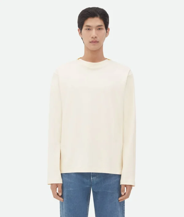 Bottega Veneta Fluid Jersey T-Shirt> T-Shirts