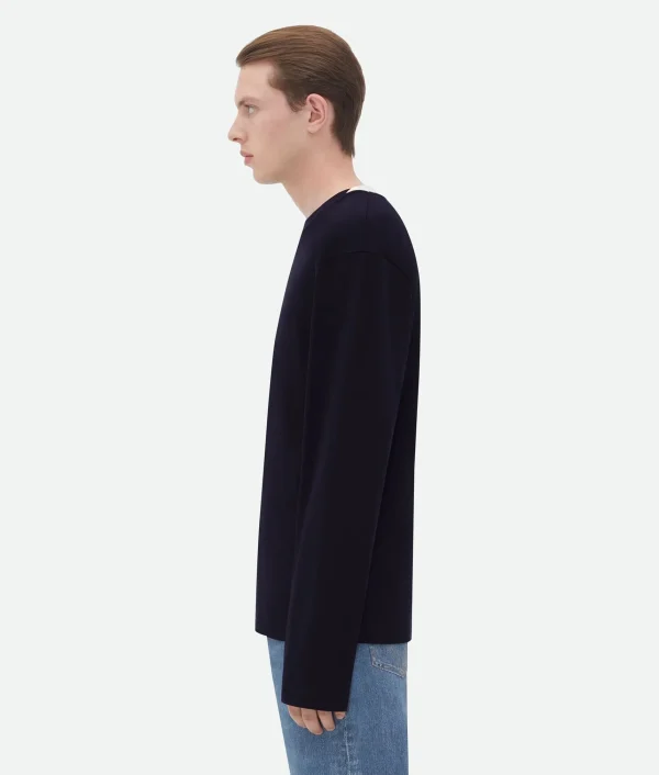 Bottega Veneta Fluid Jersey T-Shirt> T-Shirts