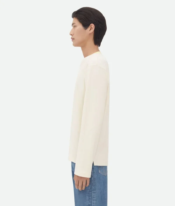 Bottega Veneta Fluid Jersey T-Shirt> T-Shirts