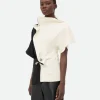 Bottega Veneta Fluid Viscose Piercing Top>Women Tops And T-Shirts | Shirts