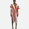 Bottega Veneta Fluid Viscose Stripe Dress>Women Dresses