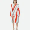 Bottega Veneta Fluid Viscose Stripe Top>Women Tops And T-Shirts