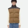 Bottega Veneta Frosted Poplin And Leather Gilet> Jackets