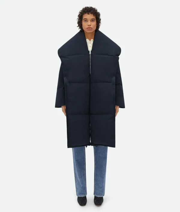 Bottega Veneta Frosted Poplin Long Puffer Jacket>Women Coats