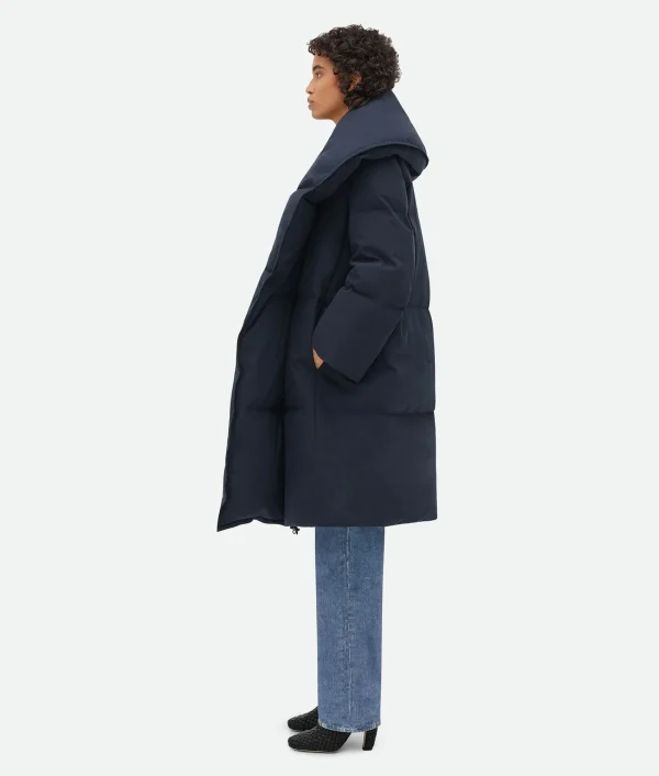 Bottega Veneta Frosted Poplin Long Puffer Jacket>Women Coats