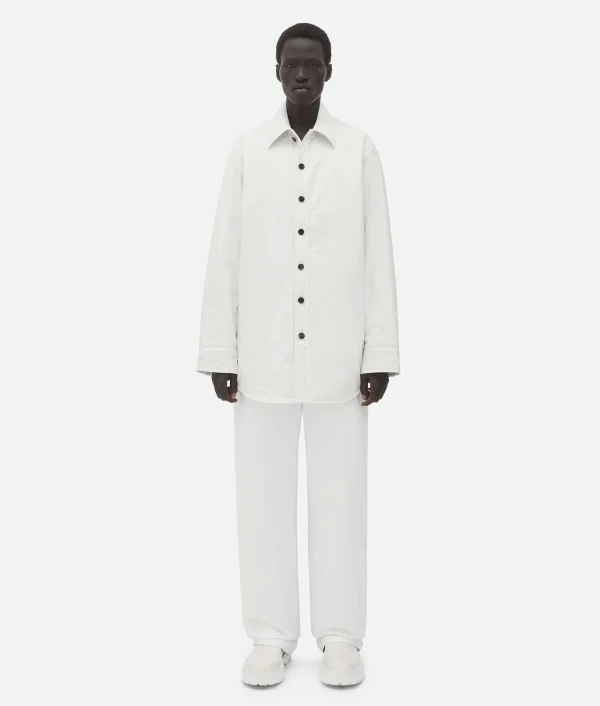 Bottega Veneta Frosted Poplin Padded Jacket> Jackets