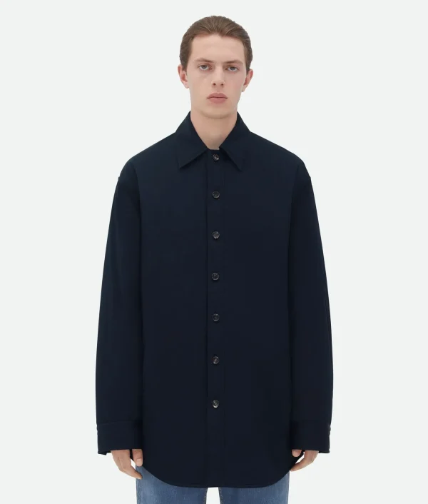 Bottega Veneta Frosted Poplin Padded Jacket> Jackets