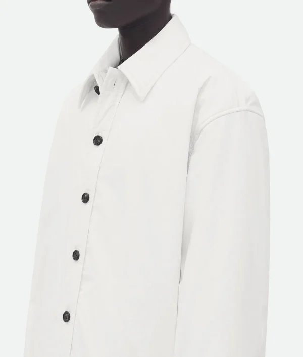 Bottega Veneta Frosted Poplin Padded Jacket> Jackets