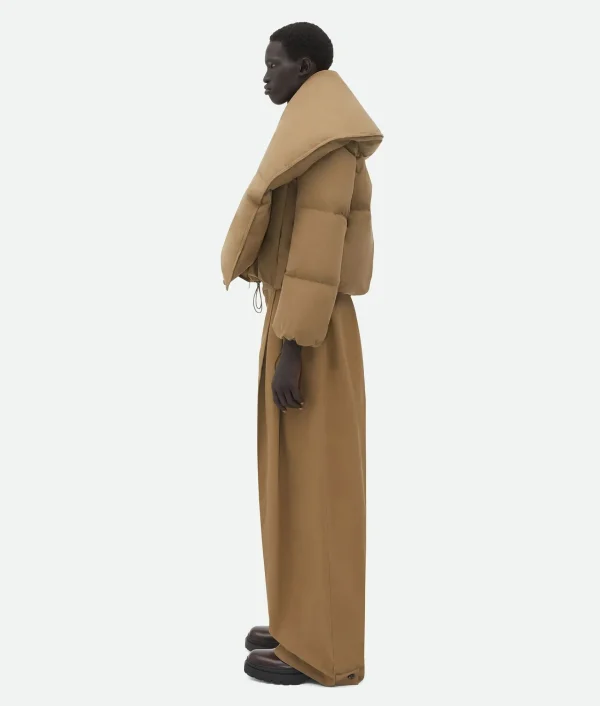 Bottega Veneta Frosted Poplin Puffer Jacket> Coats