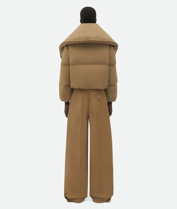 Bottega Veneta Frosted Poplin Puffer Jacket> Coats