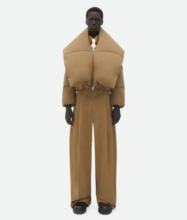 Bottega Veneta Frosted Poplin Puffer Jacket> Coats