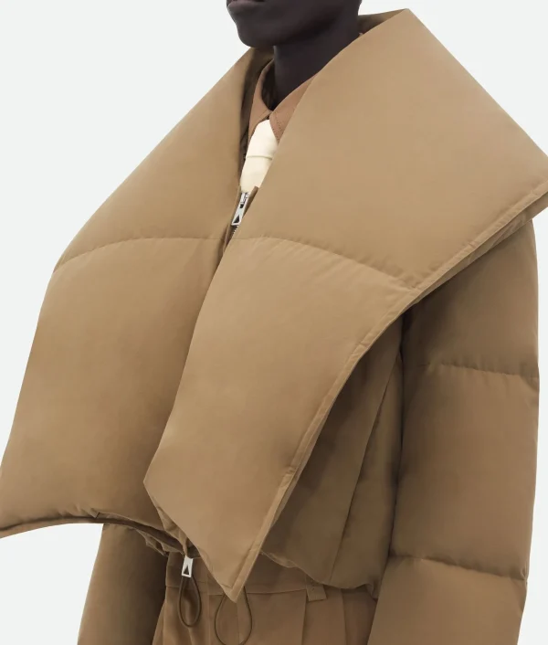 Bottega Veneta Frosted Poplin Puffer Jacket> Coats
