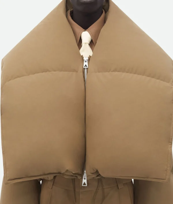 Bottega Veneta Frosted Poplin Puffer Jacket> Coats