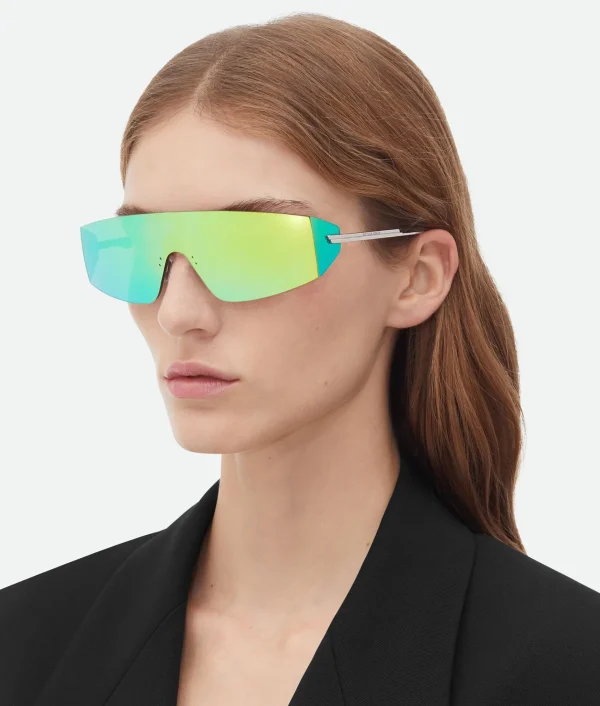 Bottega Veneta Futuristic Shield Sunglasses>Women Sunglasses | Sunglasses