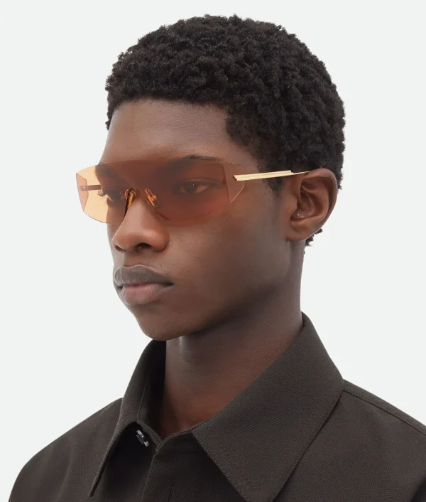 Bottega Veneta Futuristic Shield Sunglasses>Women Sunglasses | Sunglasses
