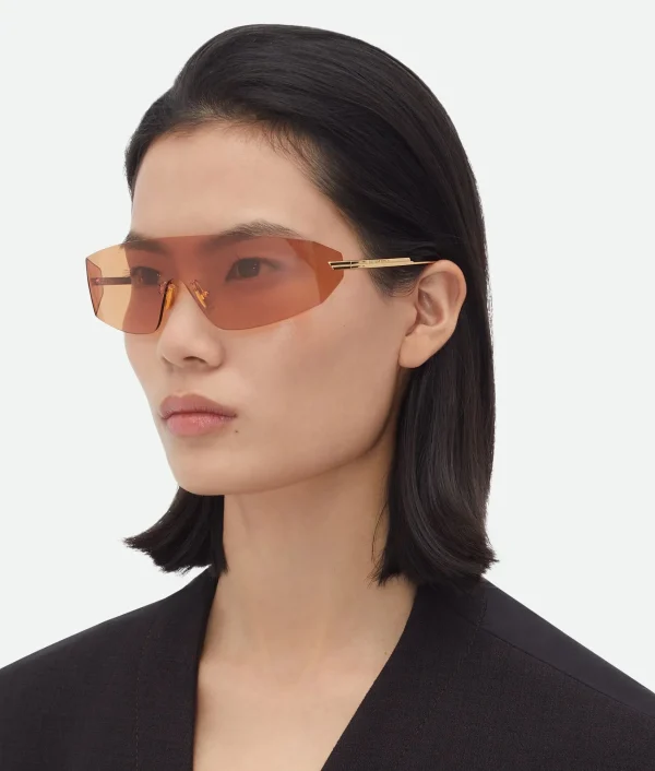 Bottega Veneta Futuristic Shield Sunglasses>Women Sunglasses | Sunglasses