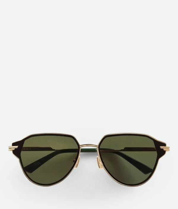 Bottega Veneta Glaze Metal Aviator Sunglasses>Women Sunglasses | Sunglasses