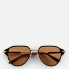 Bottega Veneta Glaze Metal Aviator Sunglasses>Women Sunglasses | Sunglasses