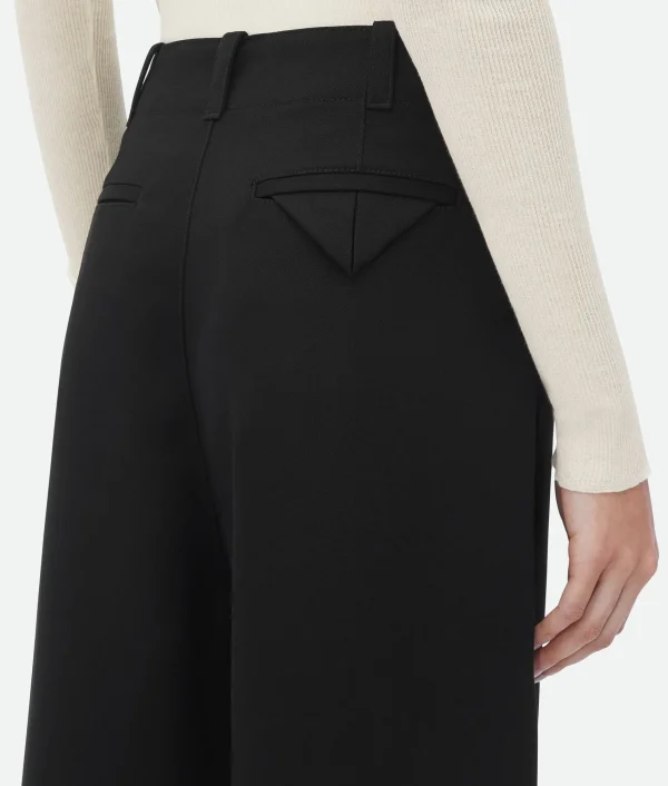 Bottega Veneta Grain De Poudre Culotte Trousers>Women Trousers And Shorts