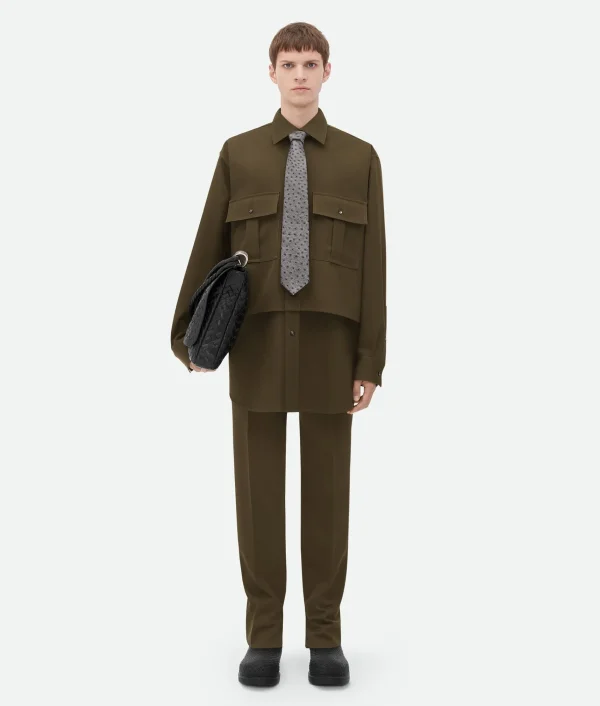 Bottega Veneta Grain De Poudre Trousers> Trousers And Shorts