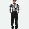 Bottega Veneta Graphic Cotton Rib Jumper> Knitwear