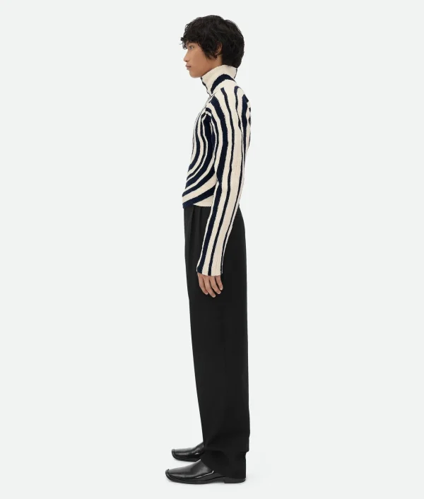 Bottega Veneta Graphic Cotton Rib Jumper> Knitwear