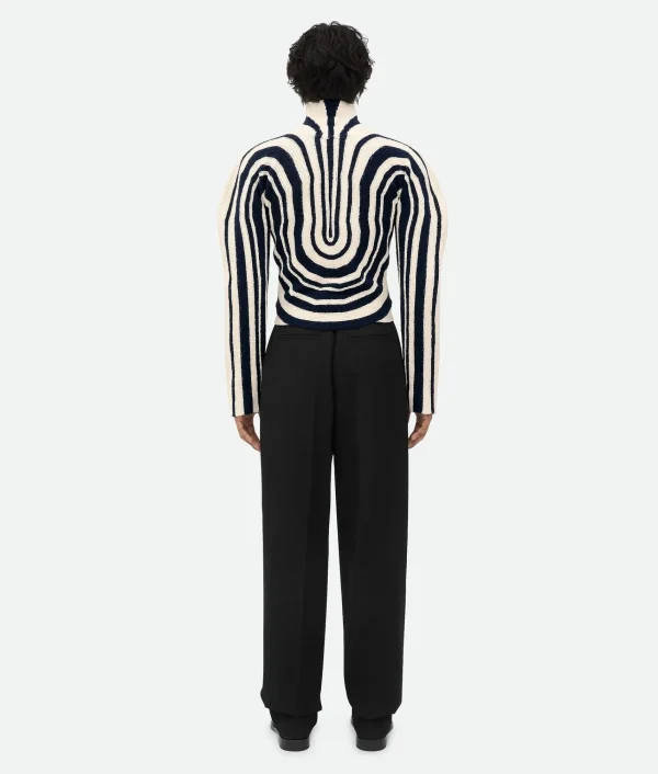 Bottega Veneta Graphic Cotton Rib Jumper> Knitwear