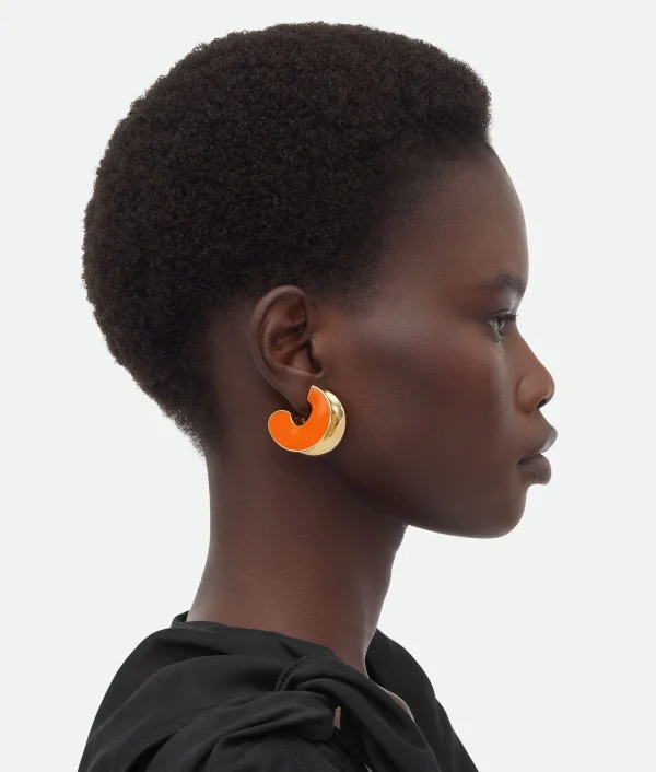 Bottega Veneta H Beam Large Earrings>Women Earrings