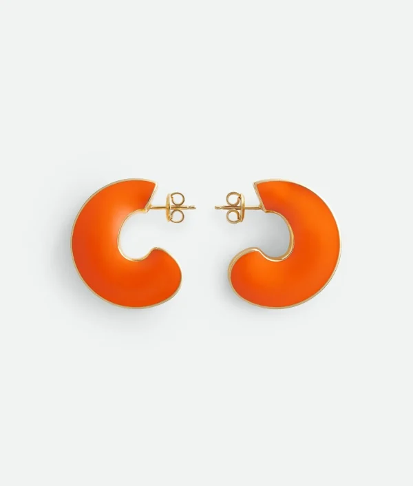 Bottega Veneta H Beam Large Earrings>Women Earrings