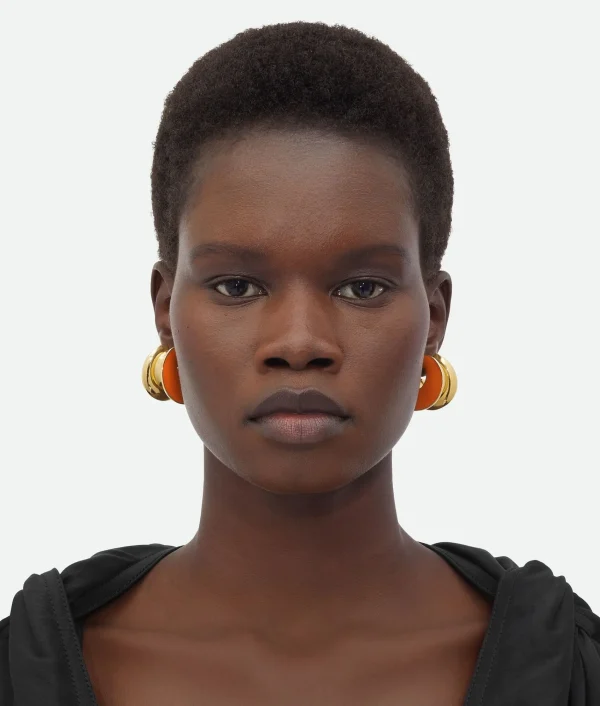 Bottega Veneta H Beam Large Earrings>Women Earrings