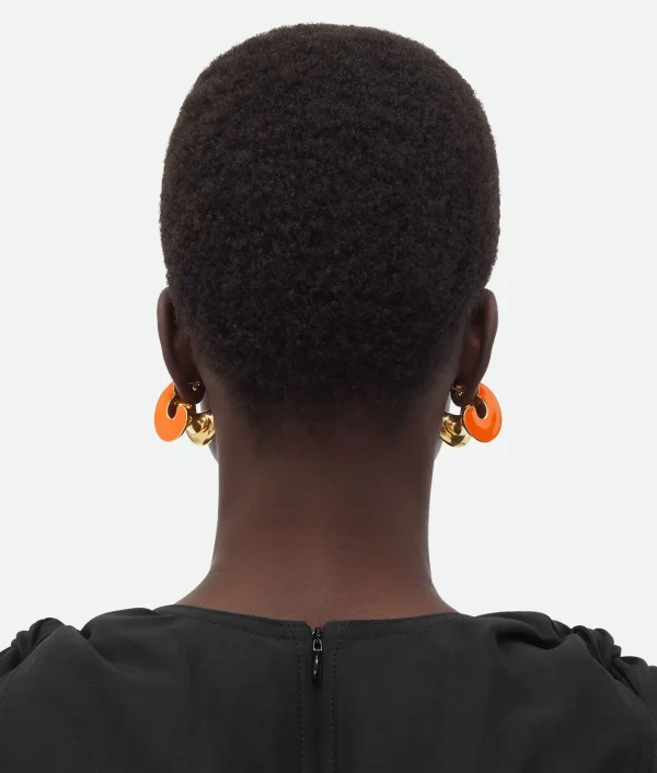 Bottega Veneta H Beam Large Earrings>Women Earrings
