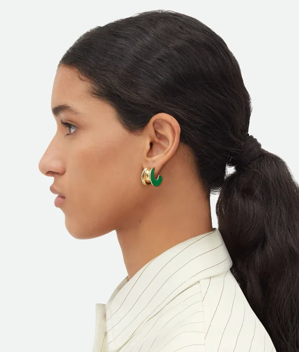 Bottega Veneta H Beam Small Earrings>Women Earrings