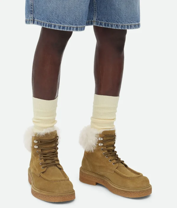Bottega Veneta Haddock Lace-Up Ankle Boot> Boots
