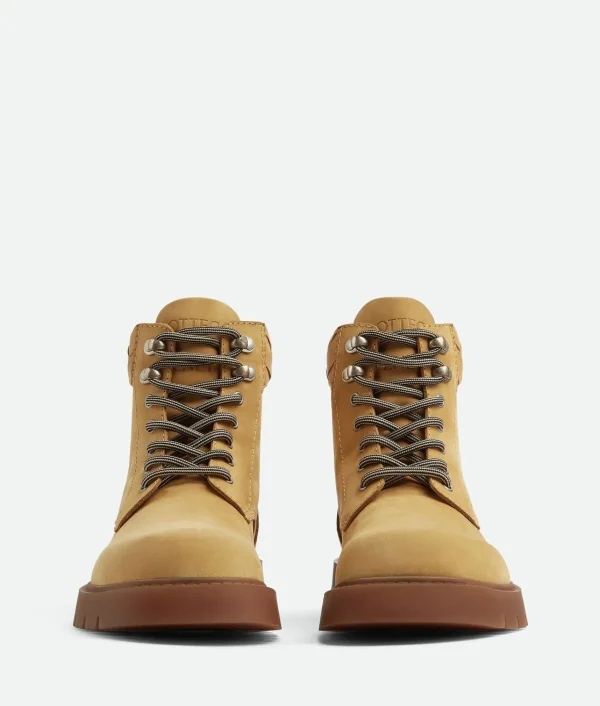 Bottega Veneta Haddock Lace-Up Ankle Boot>Women Boots
