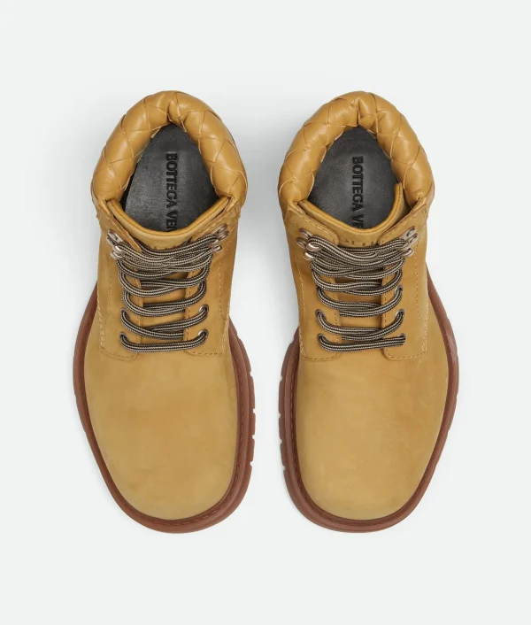 Bottega Veneta Haddock Lace-Up Ankle Boot>Women Boots
