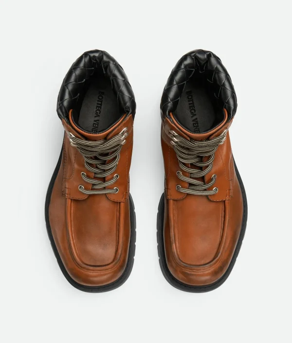 Bottega Veneta Haddock Lace-Up Ankle Boot> Boots