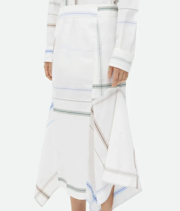Bottega Veneta Handkerchief Cotton Skirt>Women Skirts