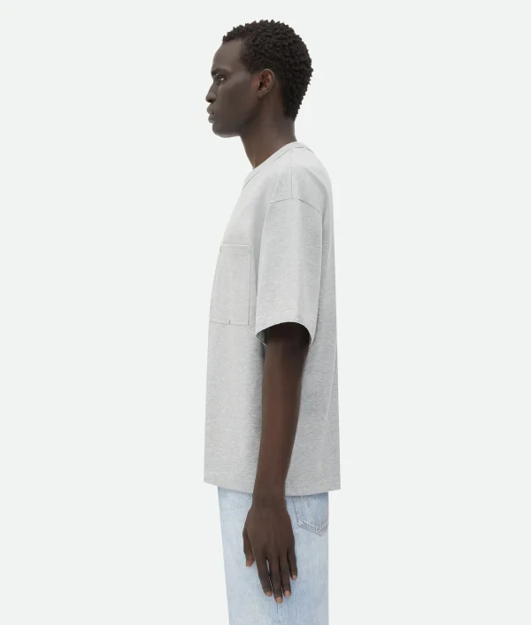 Bottega Veneta Heavy Jersey Relaxed T-Shirt> T-Shirts