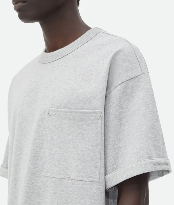 Bottega Veneta Heavy Jersey Relaxed T-Shirt> T-Shirts