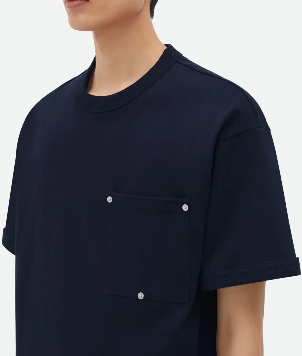 Bottega Veneta Heavy Jersey Relaxed T-Shirt> T-Shirts