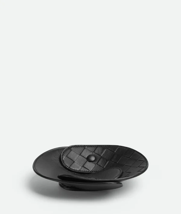Bottega Veneta Interlocking Leather Tray - S> Leather Accessories