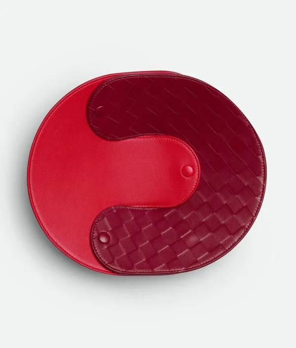 Bottega Veneta Interlocking Leather Tray - M> Leather Accessories